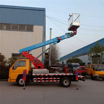 江铃全自动高空作业车 车载折臂式升降机的革新与优势